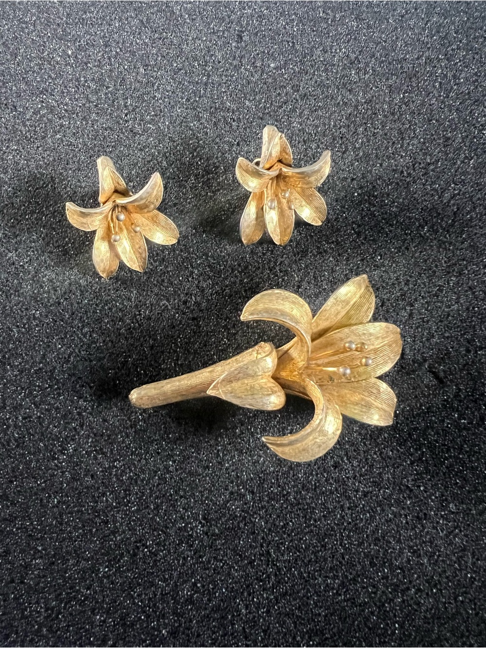Vintage Hattie Carnegie brooch And Earrings